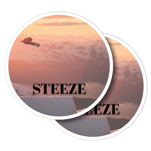 Vinyl stickers snowboard - 2x,