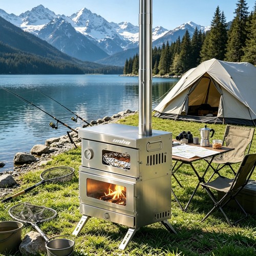 Large stove with oven - large, bake