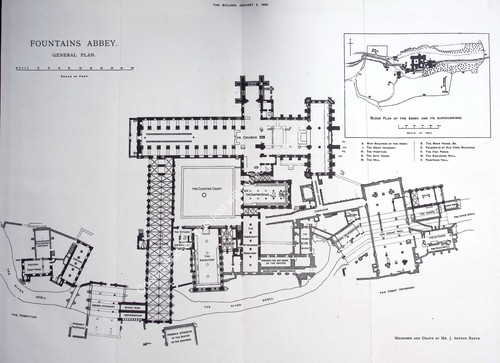 1895 fountains abbey floor - 1895,