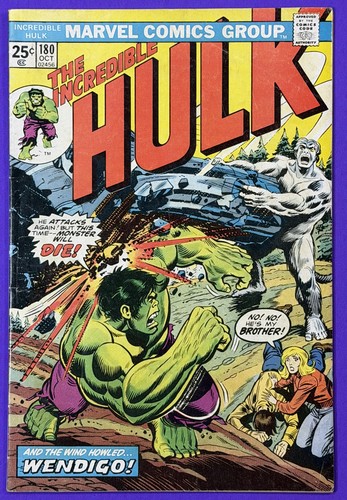 Incredible hulk 180 marvel - incredible, (marvel