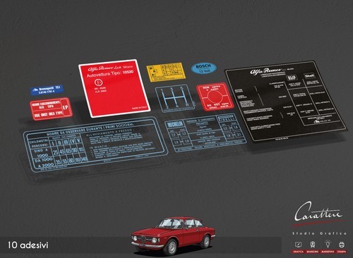 Engine and interior sticker - engine,