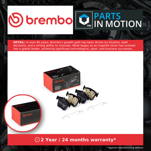 Brake pads set rear p86029 - pads,