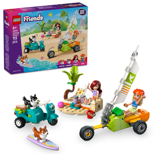 Lego friends surfing - friends, dogs
