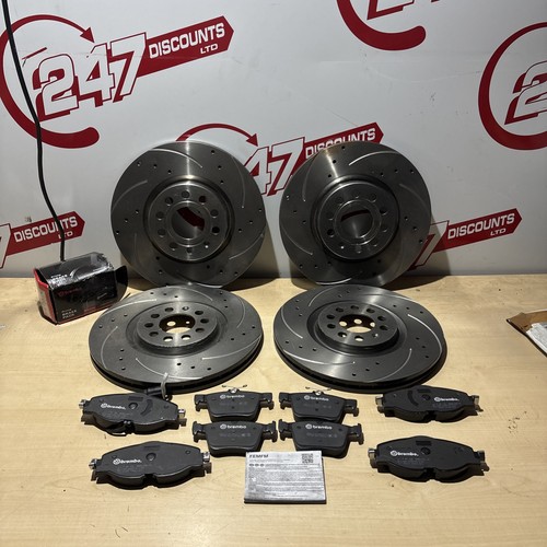 Drilled grooved discs - grooved, &