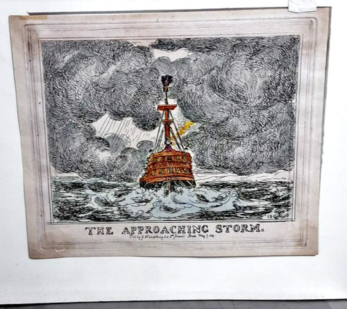 Rare 1831 satire print the - rare,