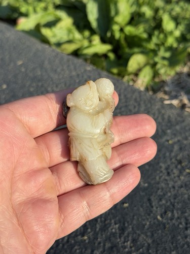 Wonderful antique jade boy - antique,