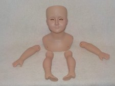 12-14"  Porcelain Bisque  Doll Kit To Paint & Make A Doll