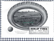 (6928) Dunlop Tyres Royal Ashdown Forest Golf Course Advert - 1913 Cutting