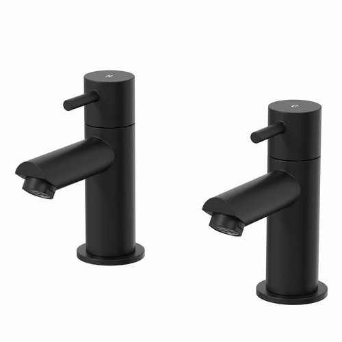 Bath pillar taps round single - taps,
