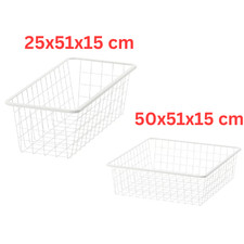 IKEA JONAXEL Wire Basket White