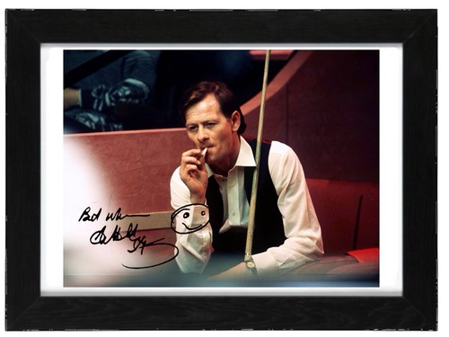Alex higgins signed autograph - signed,