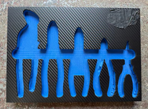 Tool bed foam - foam, blue