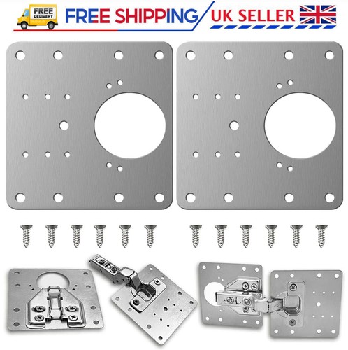 Cabinet hinge repair plate - hinge,