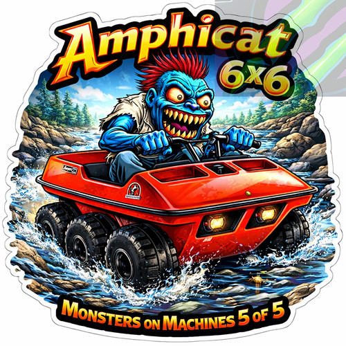 Amphicat 6x6 amphibious atv - 6x6,