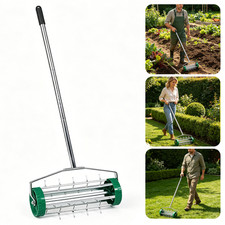 Gardening lawn aerator grass - gardening,