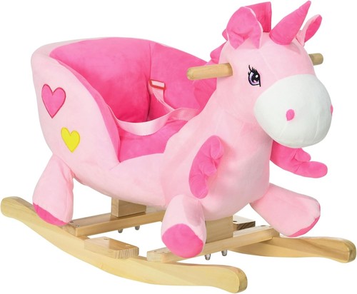 Rocking unicorn ride toy - rocking, on