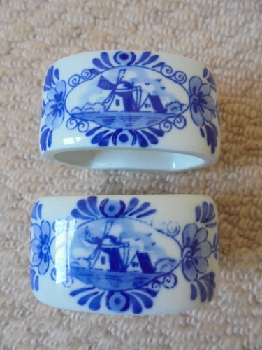 Vintage delft blue white - vintage,