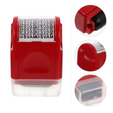 Privacy Policy Men and Women Id Theft Protection Roller Stamp Confidentiality