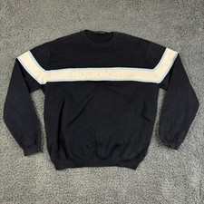 Vintage Rockport Jumper Mens Medium Navy Pullover Casuals Terraces Football Y2K