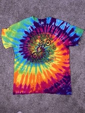 1995 Vintage Hanes Tye Dye Single Stitch National Hillclimb Graphic Tee