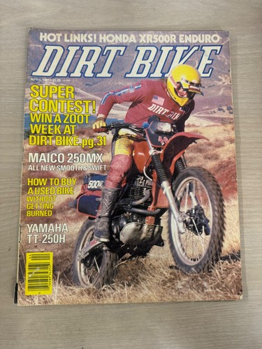 Dirt bike magazine april 1981 - dirt,