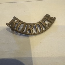 The Border Regiment Shoulder Title World War I/World War Ii