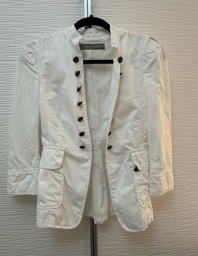 Zara women white cotton - white,