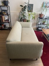 Bo Concept Modena 2.5 Seater Lazio Light Green Bouclé Fabric Near Mint RRP £2049
