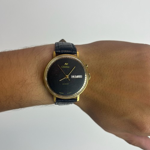 Rare black gold plated - plated, men's