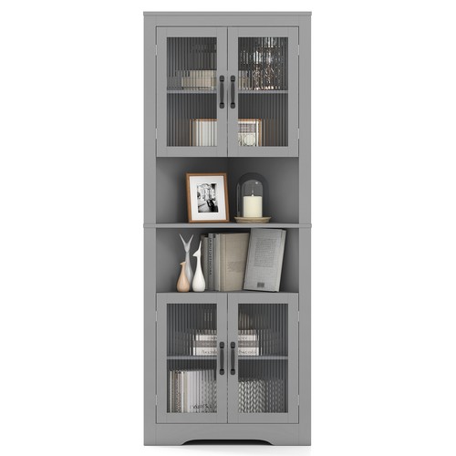 Tier corner storage cabinet - 6-tier,