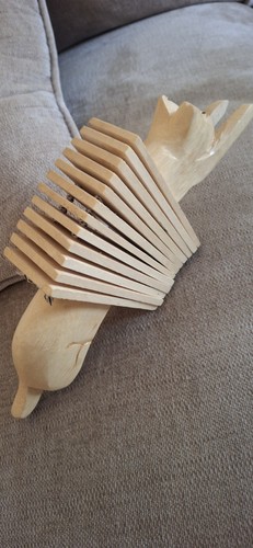 Cat shaped wooden whimsical - cat,