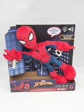 Marvel SpiderMan City Swinging Plush Toy Lights & Sounds Collectible Figure