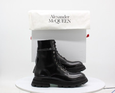 Alexander Mcqueen Ladies Wander Ankle Boot Leather Casual Black 39