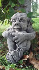 Stone garden sitting - pixie, /