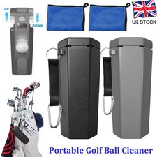 Portable Golf Ball Cleaner Golf Ball Washer Cleaner Golf Accessory With Towel UK