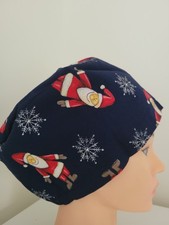 Christmas theatre hat hospital scrub cap odp surgeon doctor nurse vet