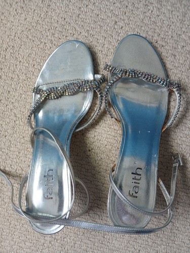 Faith beautiful sparkly silver