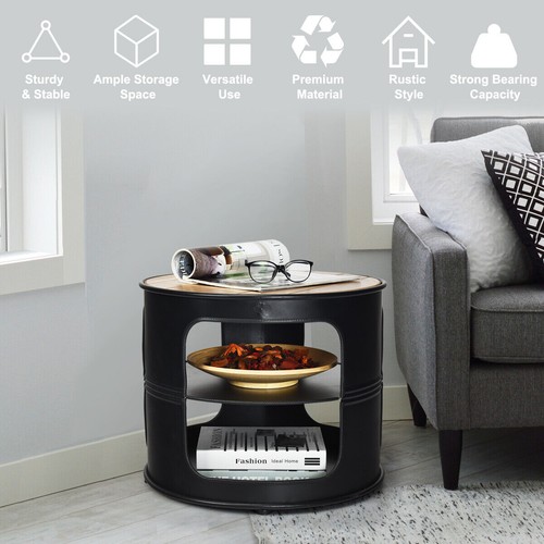 Tier round side table - round,