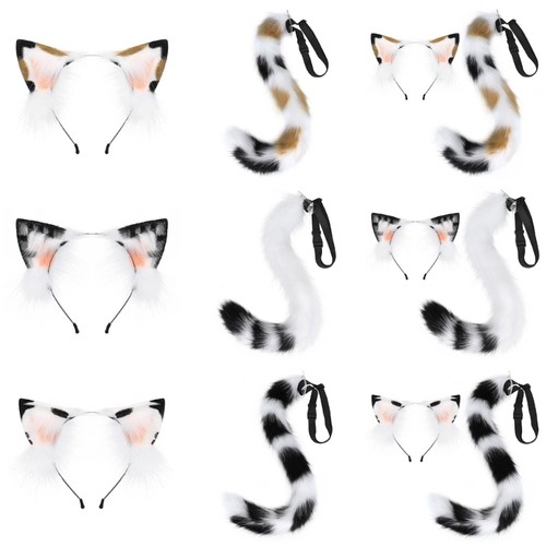 Wolf cat tail ears - cat,
