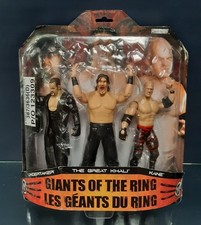 WWE Wrestling Undertaker, Kain  Khali toy figure Giants Battle Pack lot