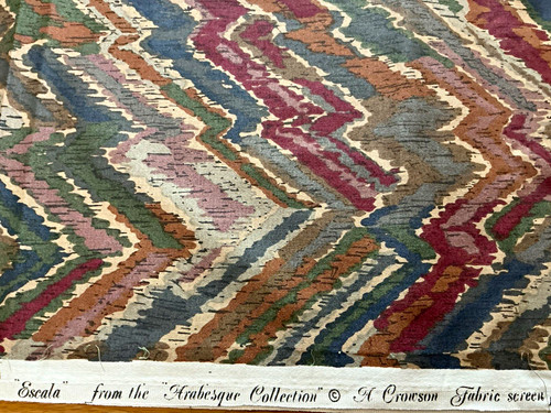 Vintage crowson fabric remnant - vintage,