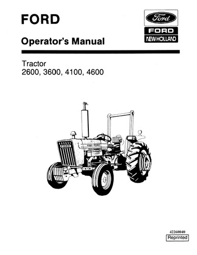 Ford tractor 2600 - ford,