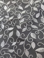 Net Curtains Elegant leafy branch design- 72” inch drop- bargain price