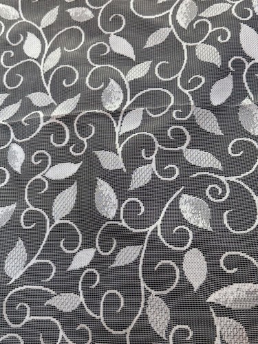 Net curtains elegant leafy - net,
