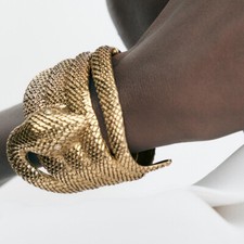Vintage Snake Cuff Bracelet