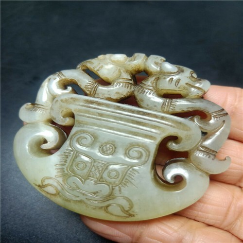 Chinese antique dragon pendant - antique,