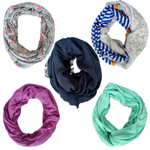 Looped scarf shawl - shawl, ladies
