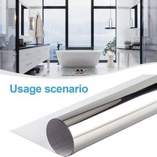 Mirror Wall Sticker 200 x 60cm Home Gym Mirrors Self Adhesive Frameless Mirror