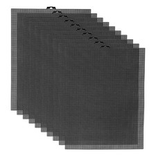 10Pcs Plastic Mesh Canvas