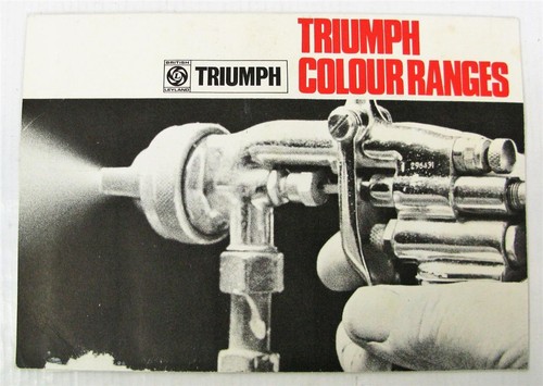 Triumph car colour chart - triumph,